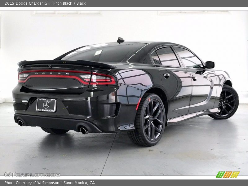 Pitch Black / Black 2019 Dodge Charger GT