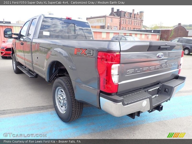Carbonized Gray / Medium Earth Gray 2021 Ford F350 Super Duty XL SuperCab 4x4