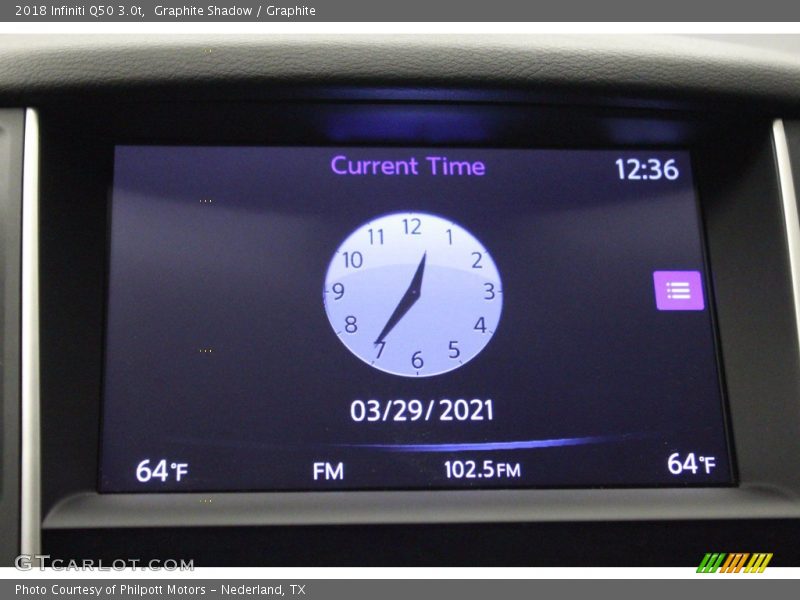 Graphite Shadow / Graphite 2018 Infiniti Q50 3.0t