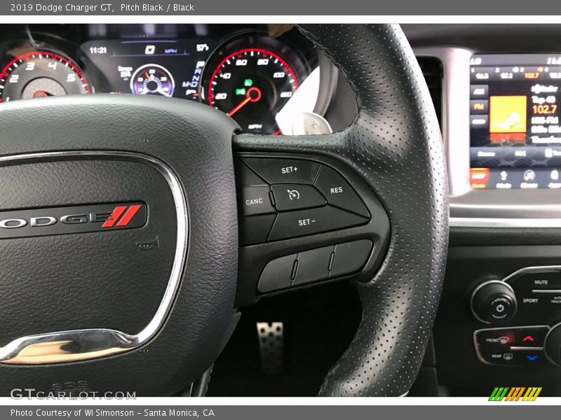 Pitch Black / Black 2019 Dodge Charger GT