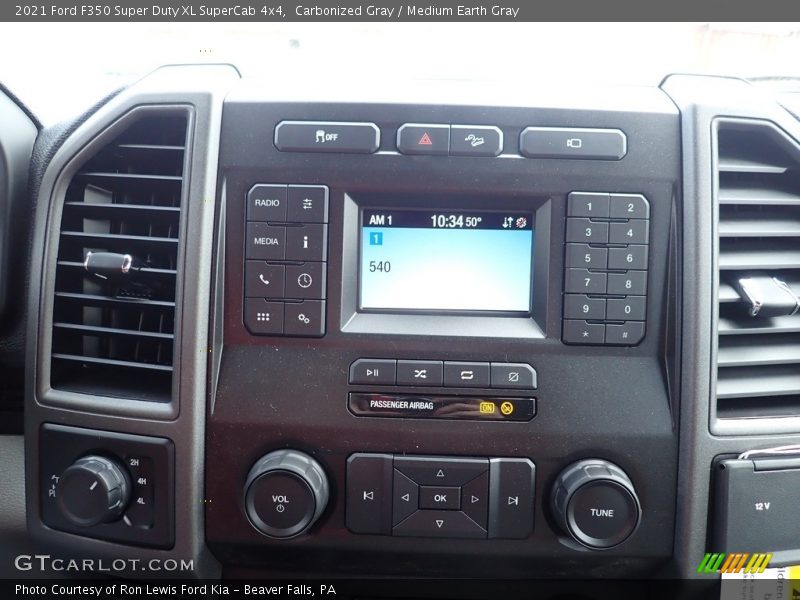 Carbonized Gray / Medium Earth Gray 2021 Ford F350 Super Duty XL SuperCab 4x4