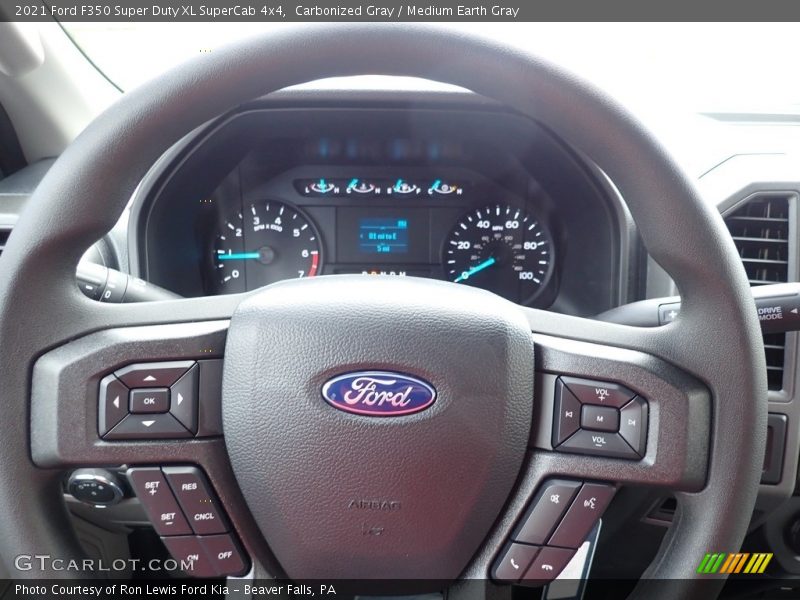 Carbonized Gray / Medium Earth Gray 2021 Ford F350 Super Duty XL SuperCab 4x4