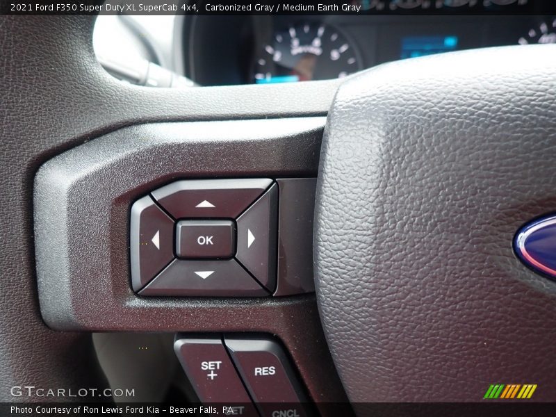 Carbonized Gray / Medium Earth Gray 2021 Ford F350 Super Duty XL SuperCab 4x4