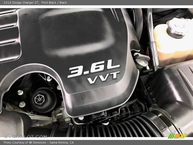 Pitch Black / Black 2019 Dodge Charger GT