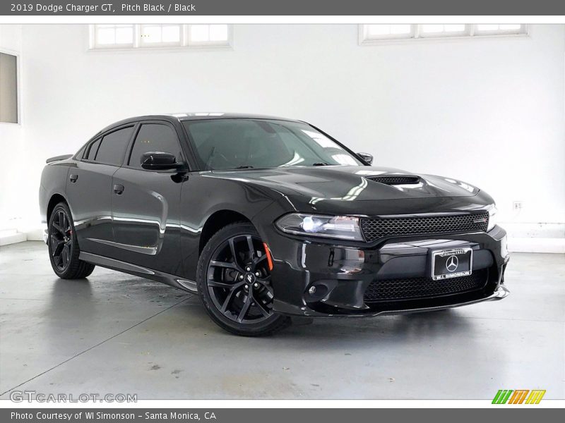 Pitch Black / Black 2019 Dodge Charger GT
