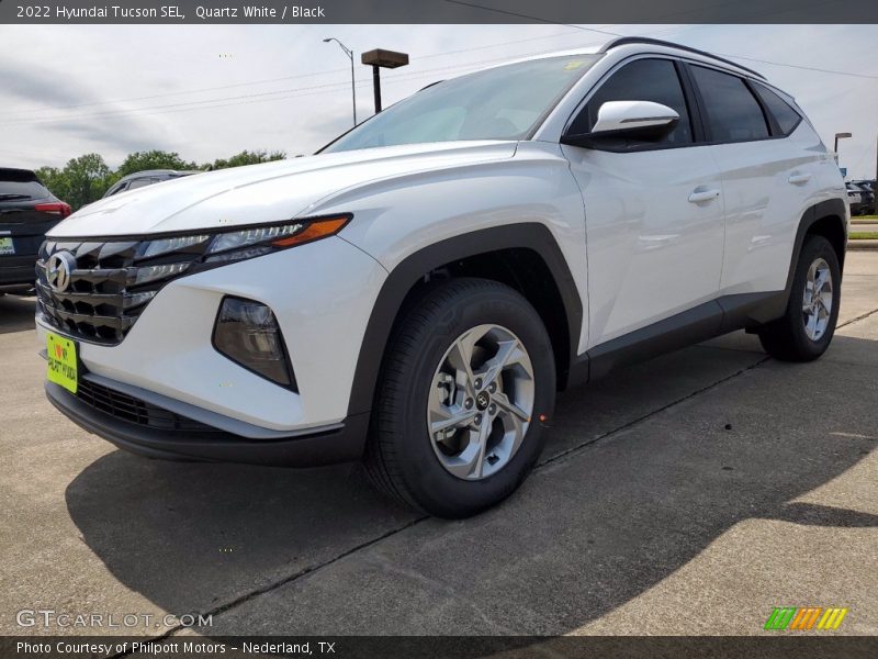 Quartz White / Black 2022 Hyundai Tucson SEL