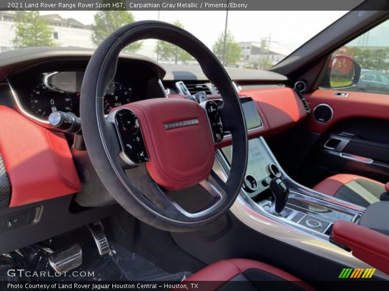 Carpathian Gray Metallic / Pimento/Ebony 2021 Land Rover Range Rover Sport HST