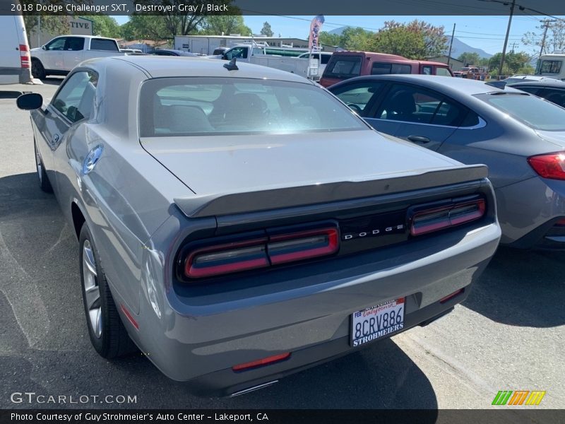 Destroyer Gray / Black 2018 Dodge Challenger SXT