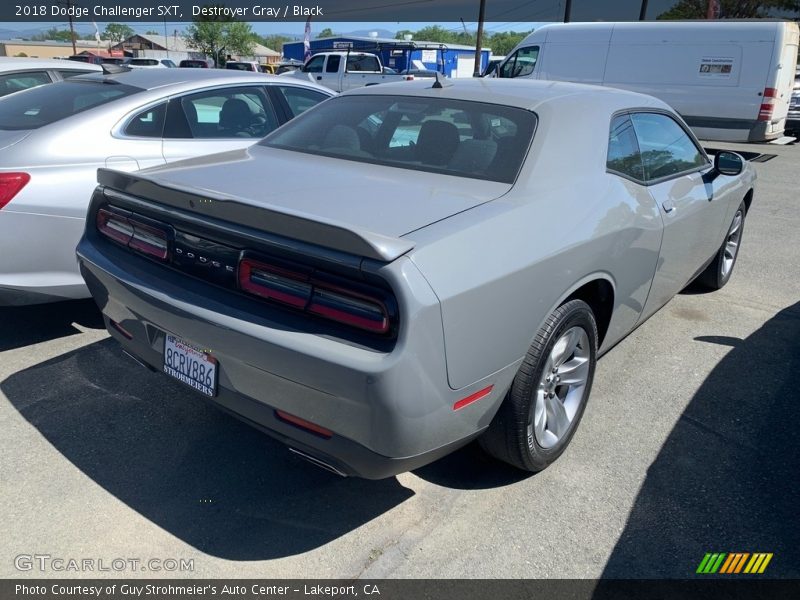 Destroyer Gray / Black 2018 Dodge Challenger SXT