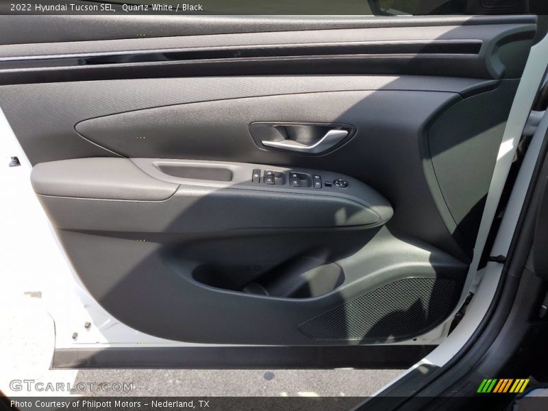 Quartz White / Black 2022 Hyundai Tucson SEL