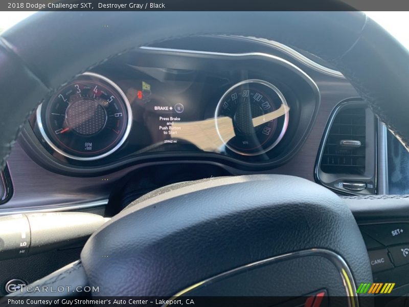 Destroyer Gray / Black 2018 Dodge Challenger SXT