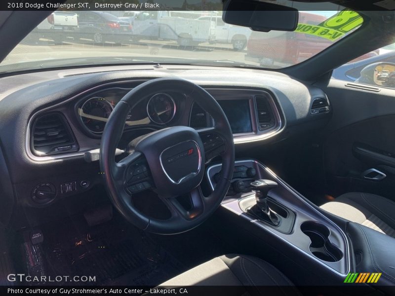 Destroyer Gray / Black 2018 Dodge Challenger SXT