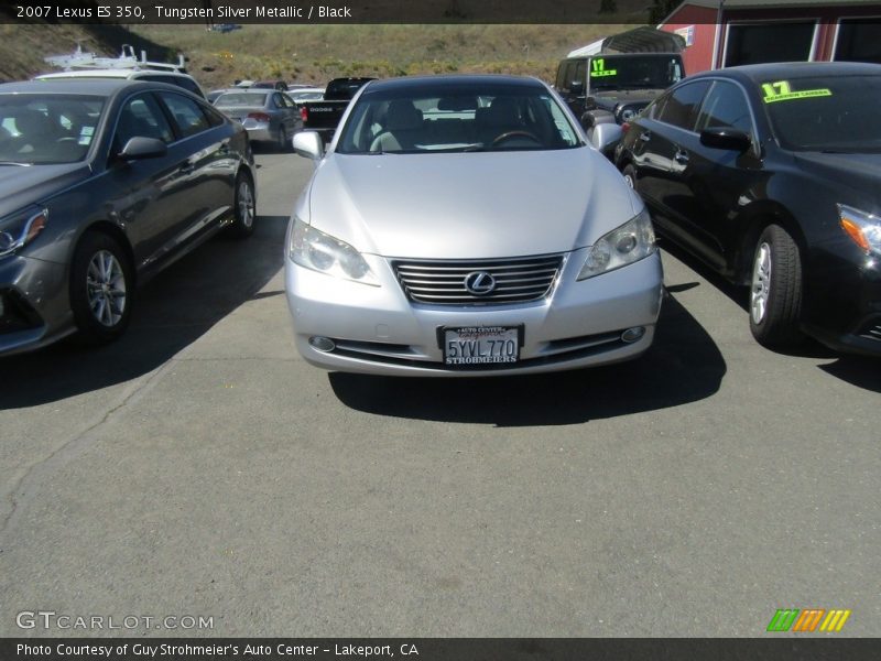 Tungsten Silver Metallic / Black 2007 Lexus ES 350