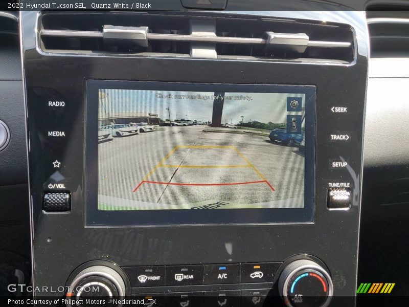 Quartz White / Black 2022 Hyundai Tucson SEL