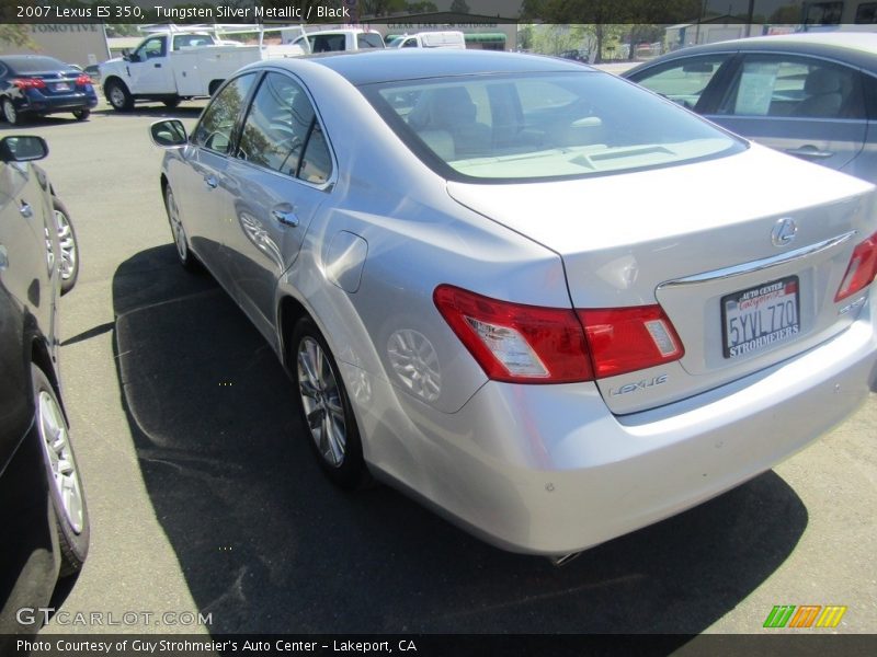 Tungsten Silver Metallic / Black 2007 Lexus ES 350