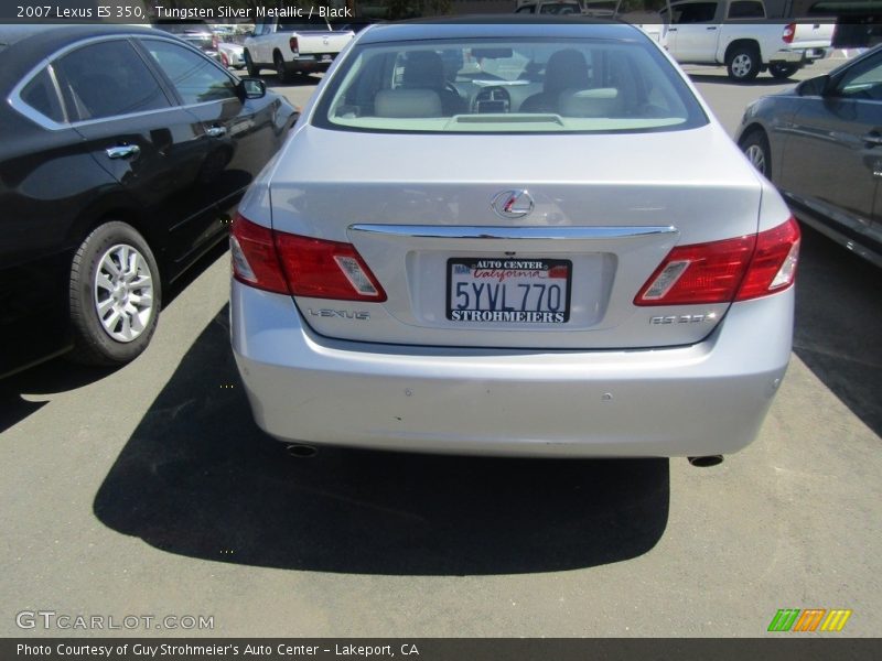 Tungsten Silver Metallic / Black 2007 Lexus ES 350