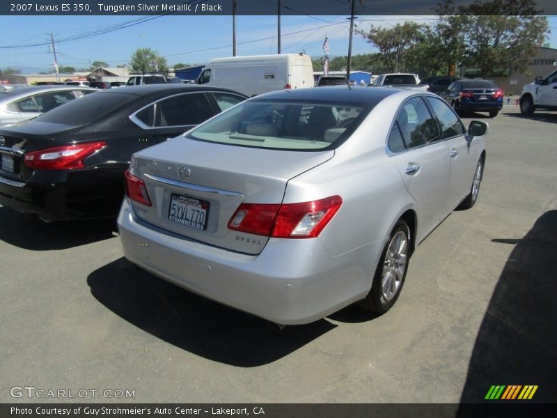Tungsten Silver Metallic / Black 2007 Lexus ES 350