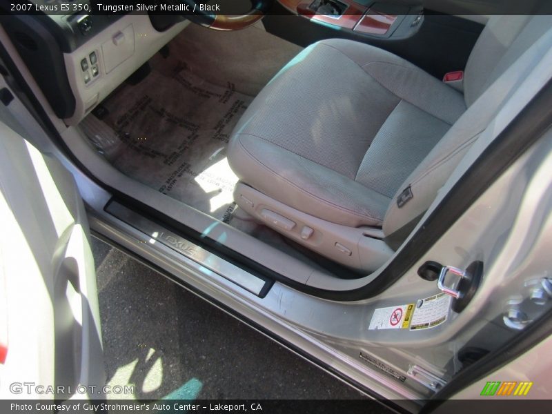 Tungsten Silver Metallic / Black 2007 Lexus ES 350