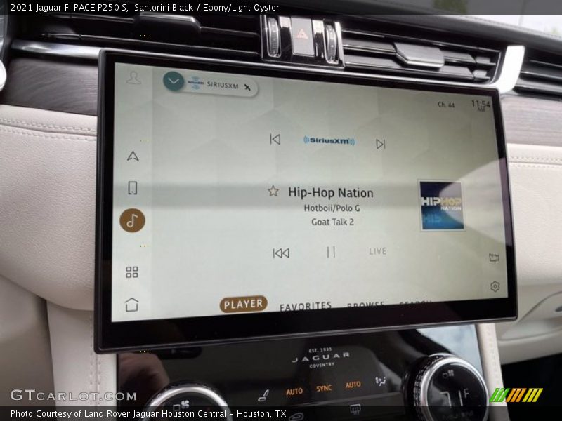 Controls of 2021 F-PACE P250 S