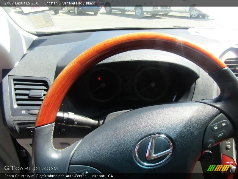 Tungsten Silver Metallic / Black 2007 Lexus ES 350