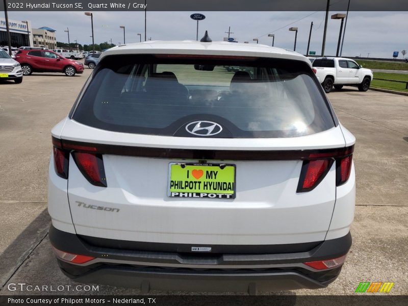 Quartz White / Gray 2022 Hyundai Tucson SE