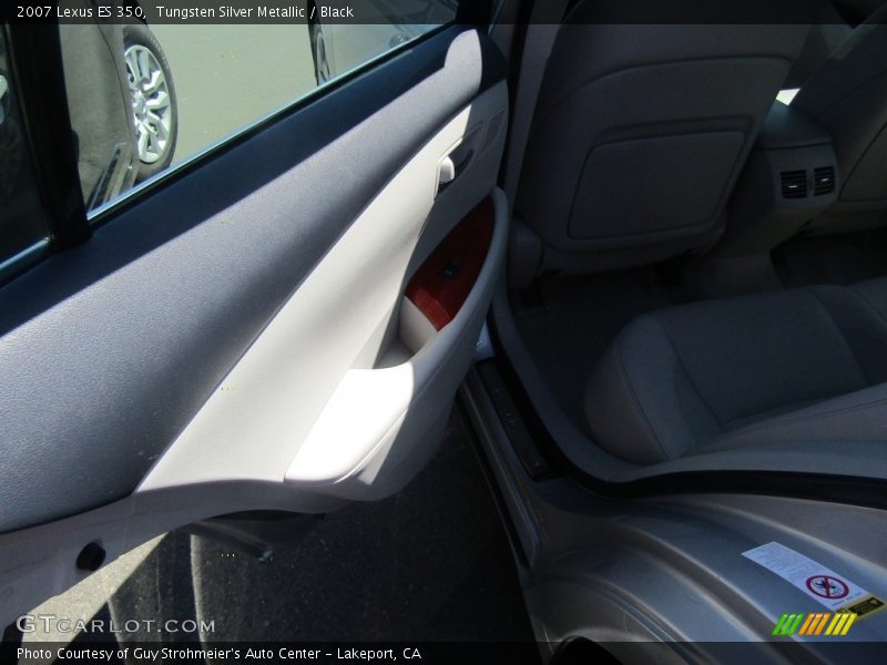 Tungsten Silver Metallic / Black 2007 Lexus ES 350