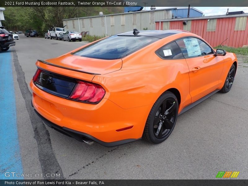 Twister Orange Tri-Coat / Ebony 2021 Ford Mustang EcoBoost Fastback