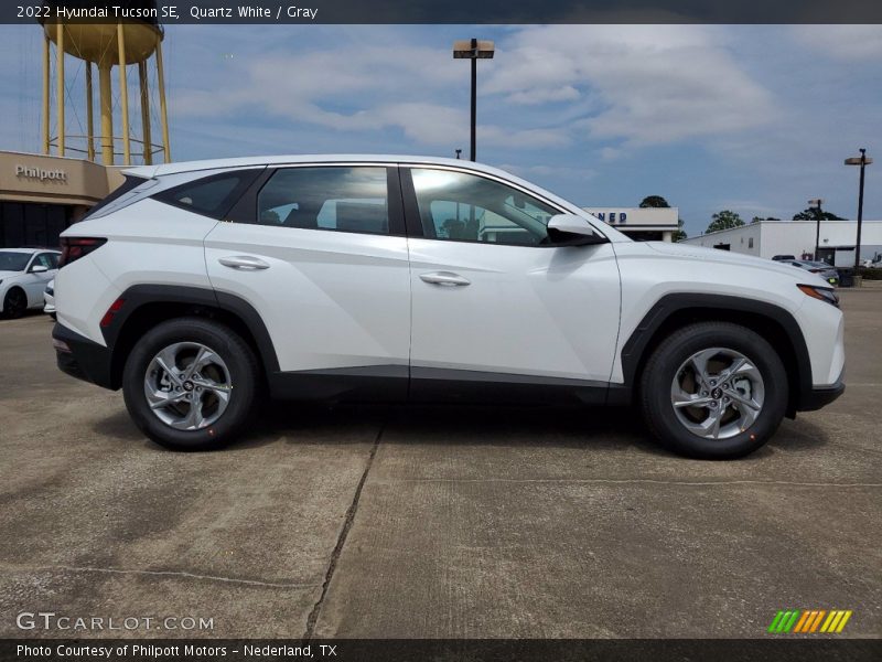 Quartz White / Gray 2022 Hyundai Tucson SE