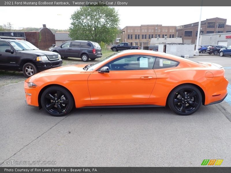  2021 Mustang EcoBoost Fastback Twister Orange Tri-Coat