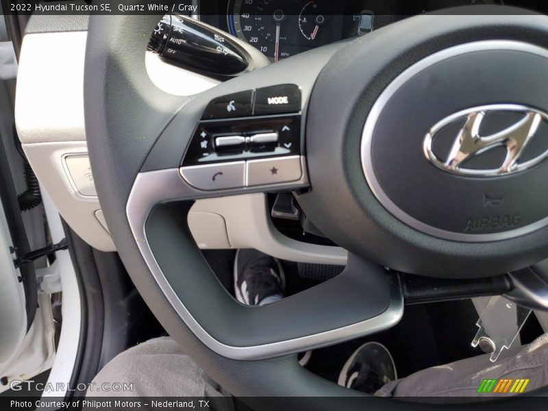 Quartz White / Gray 2022 Hyundai Tucson SE