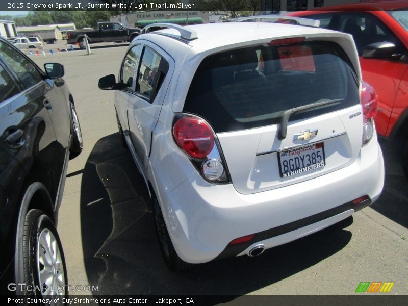 Summit White / Light Titanium/Silver 2015 Chevrolet Spark LT