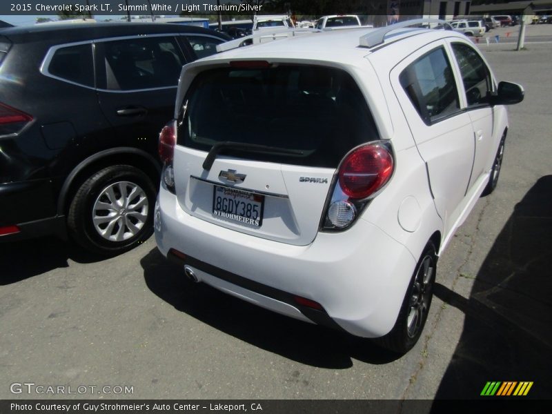 Summit White / Light Titanium/Silver 2015 Chevrolet Spark LT