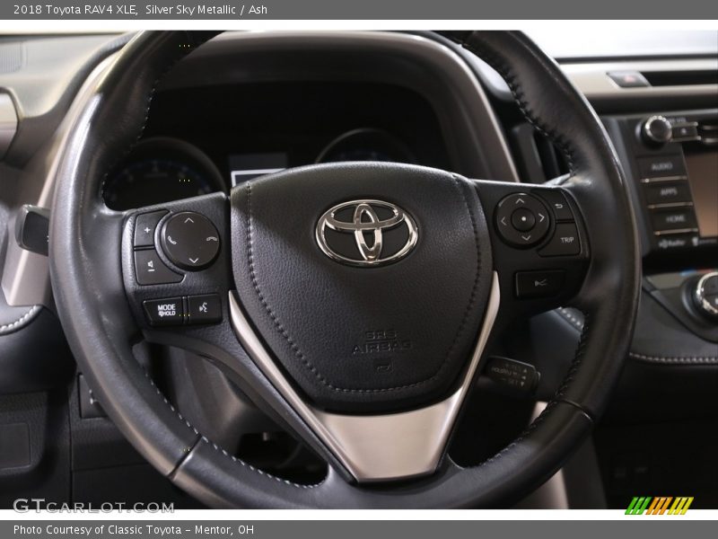 Silver Sky Metallic / Ash 2018 Toyota RAV4 XLE