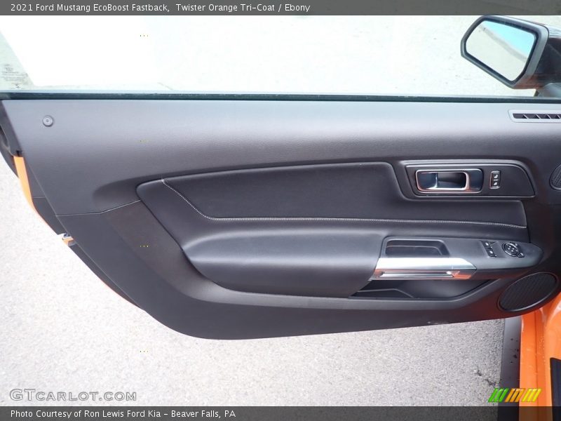 Twister Orange Tri-Coat / Ebony 2021 Ford Mustang EcoBoost Fastback