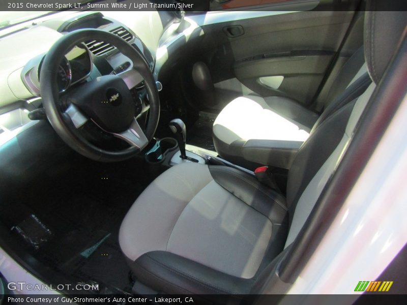 Summit White / Light Titanium/Silver 2015 Chevrolet Spark LT