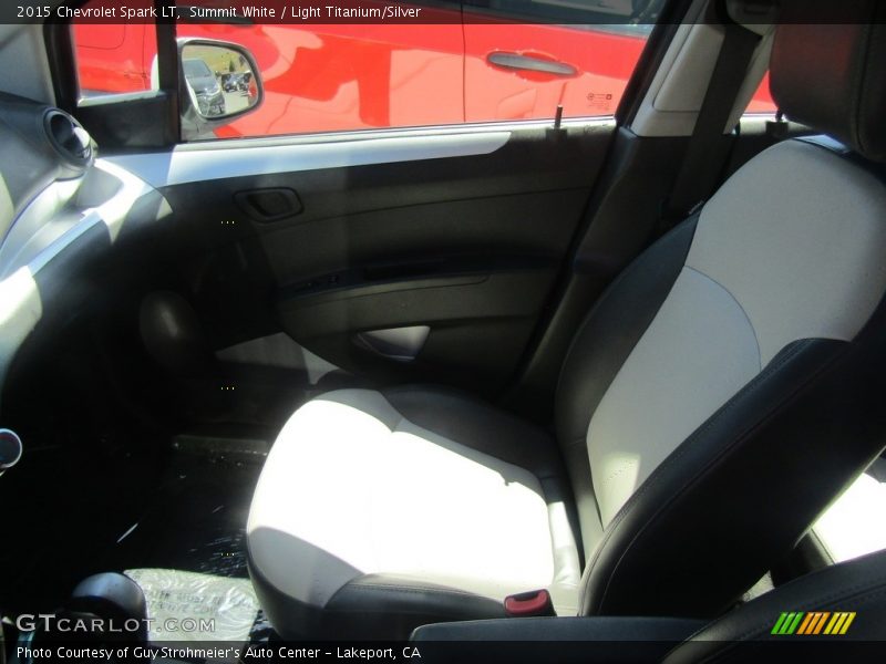 Summit White / Light Titanium/Silver 2015 Chevrolet Spark LT