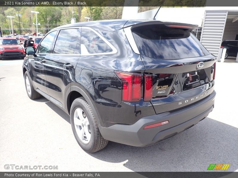 Ebony Black / Black 2021 Kia Sorento LX AWD