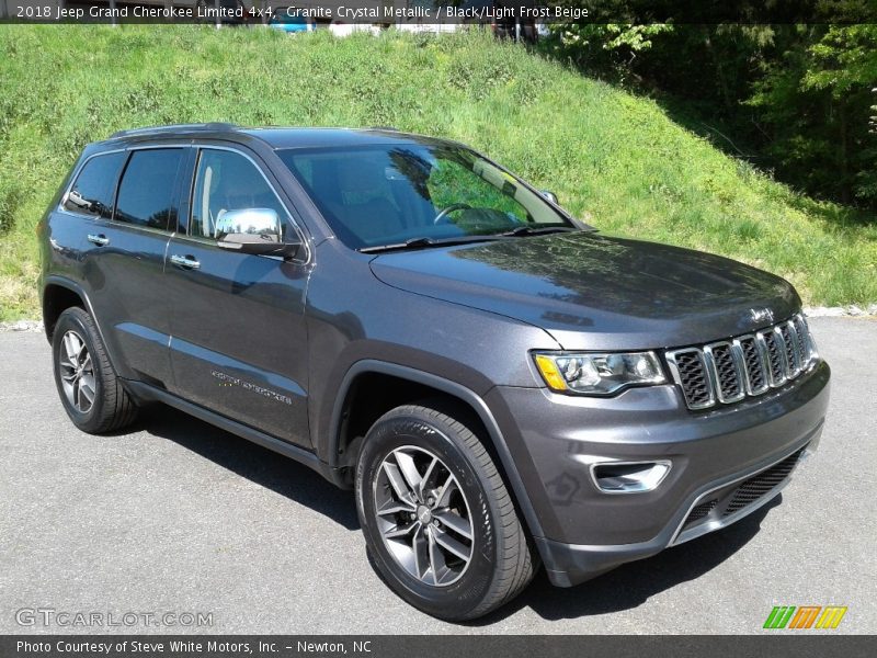 Granite Crystal Metallic / Black/Light Frost Beige 2018 Jeep Grand Cherokee Limited 4x4