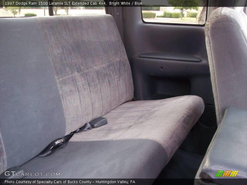 Bright White / Blue 1997 Dodge Ram 1500 Laramie SLT Extended Cab 4x4