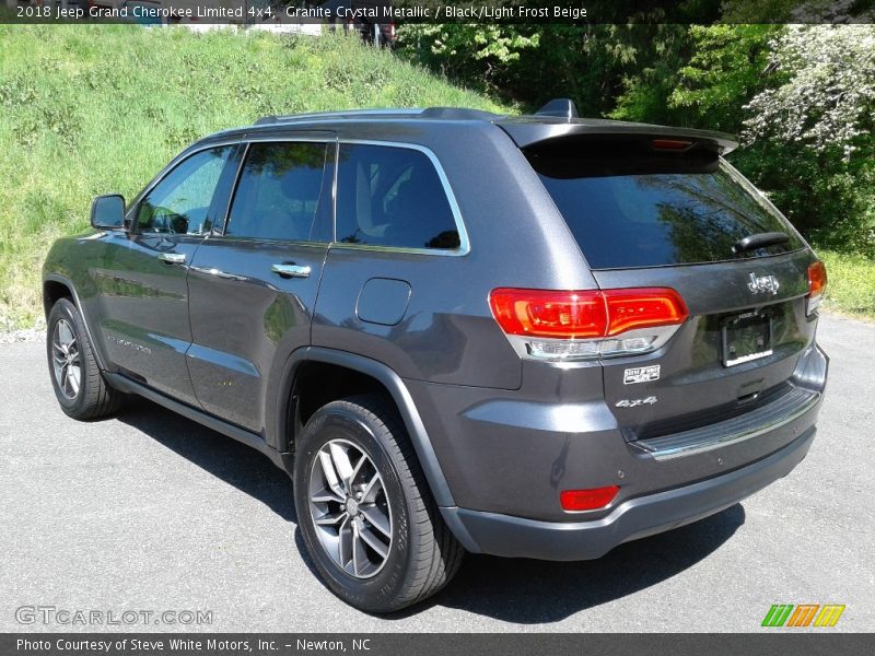 Granite Crystal Metallic / Black/Light Frost Beige 2018 Jeep Grand Cherokee Limited 4x4