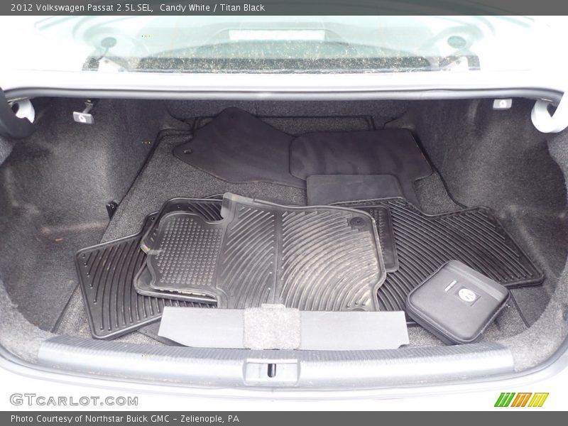 Candy White / Titan Black 2012 Volkswagen Passat 2.5L SEL