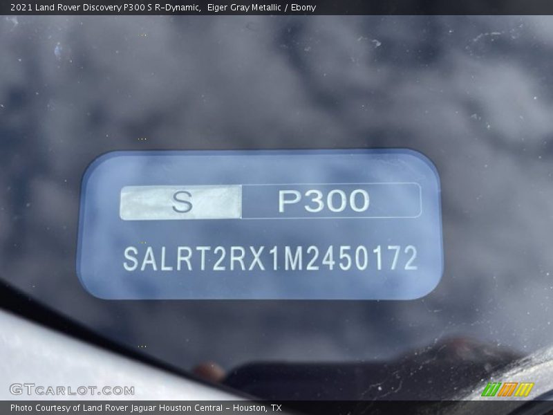 Eiger Gray Metallic / Ebony 2021 Land Rover Discovery P300 S R-Dynamic