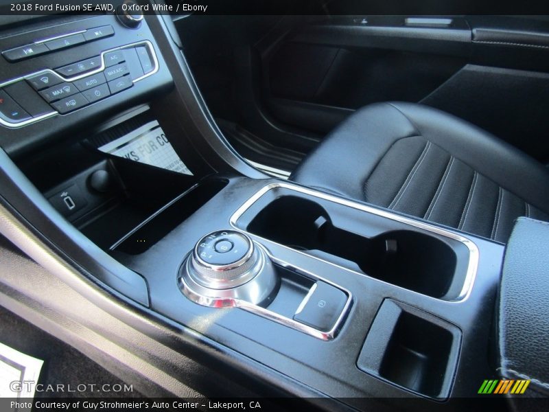 Oxford White / Ebony 2018 Ford Fusion SE AWD