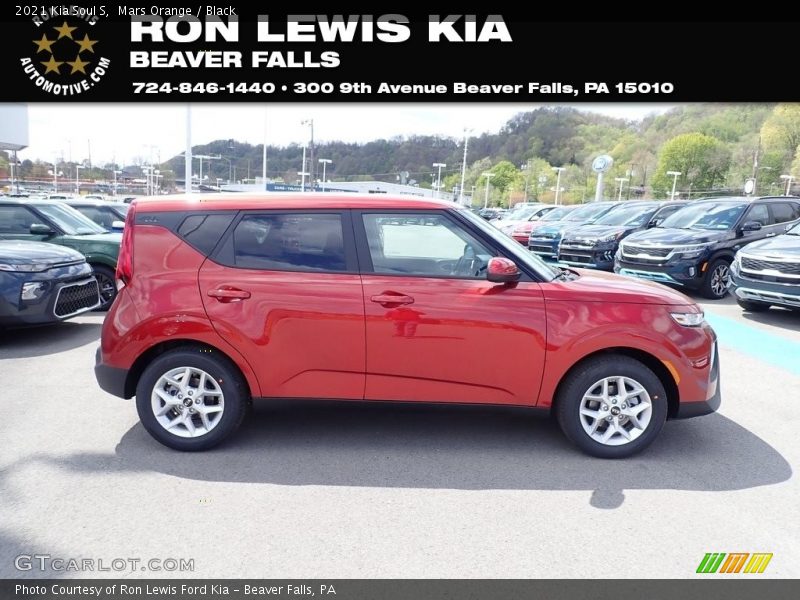 Mars Orange / Black 2021 Kia Soul S