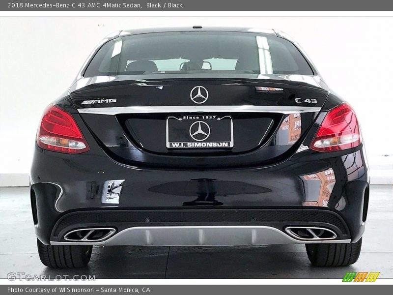 Black / Black 2018 Mercedes-Benz C 43 AMG 4Matic Sedan