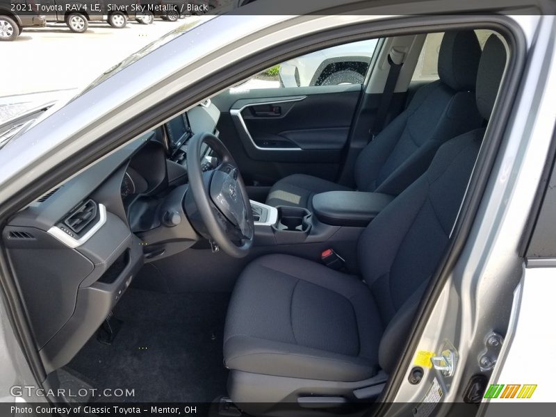 Silver Sky Metallic / Black 2021 Toyota RAV4 LE