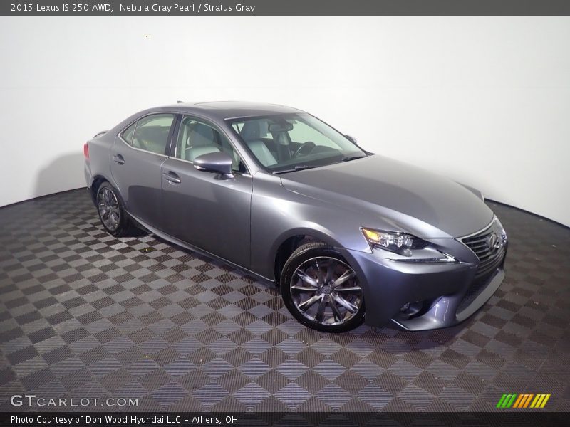 Nebula Gray Pearl / Stratus Gray 2015 Lexus IS 250 AWD