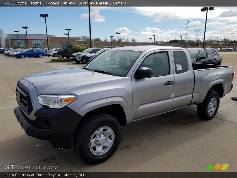 Front 3/4 View of 2021 Tacoma SR Access Cab 4x4