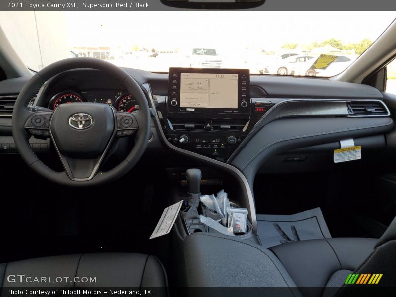 Supersonic Red / Black 2021 Toyota Camry XSE