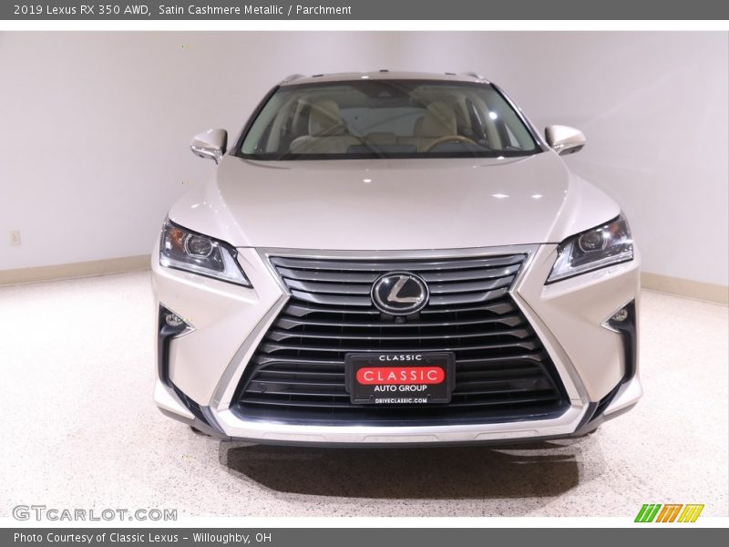 Satin Cashmere Metallic / Parchment 2019 Lexus RX 350 AWD